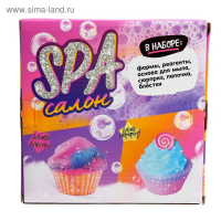 Набор для опытов &laquo;SPA-салон: Кексики&raquo;, бомбочка, фигурное мыло, своими руками