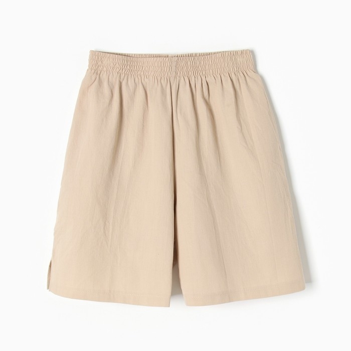 Комплект женский (рубашка, шорты) KAFTAN размер 48-50, бежевый