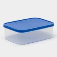Контейнер пищевой Доляна, 1,2 л, цвет синий
