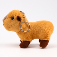 Мягкая игрушка &laquo;Капибара&raquo; на брелоке, 14 см