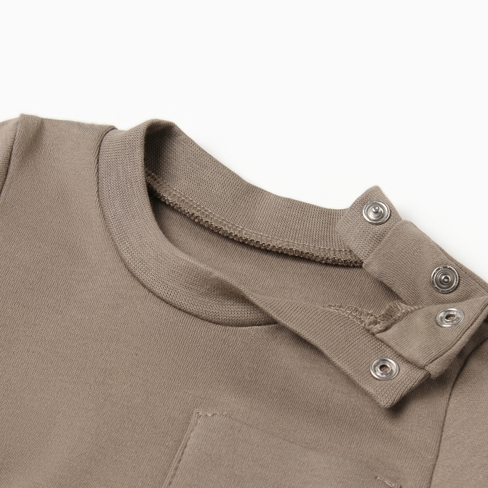 Футболка Крошка, Я BASIC LINE, рост 62-68 см, коричневый Футболка Крошка, Я BASIC LINE, рост 62-68 см, коричневый