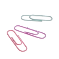 Скрепки 28мм пастель в пластиковой тубе 300 штук