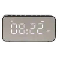 Часы - будильник электронные настольные: колонка, bluetooth, tf-карта, USB