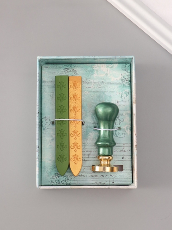 Сургучный набор "Дерево" печать, ручка, сургуч 12,5х10х3,6 см