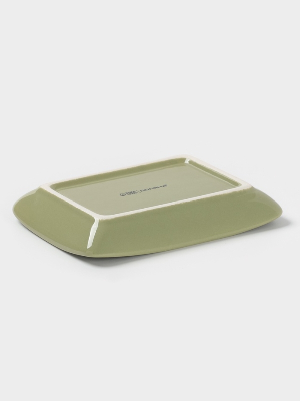 Масленка Доляна "Зайка" цвет белый  17х12х8,5 см