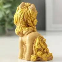 Фигура "Лошадь стоящая" 10х8х4 см, бежевый