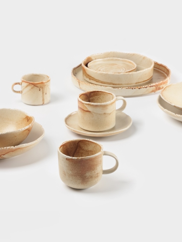 Тарелка Magistro "Organic brown" 20,6х4,4 см с высоким бортом