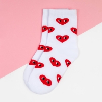 Носки детские KAFTAN "Сердечки", р-р 18-20, белый