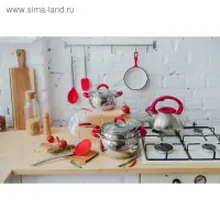 Лопатка кондитерская Доляна &laquo;Редмонд&raquo;, 27.5 см, цвет красный