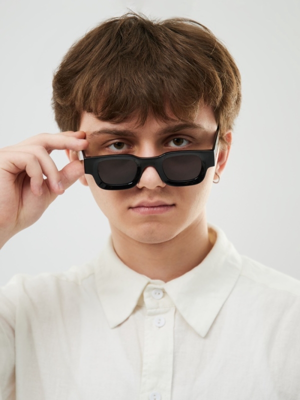 Очки солнцезащитные мужские, uv 400, ширина 14.2 см, дужка 13.7 см, линза 4.2 х 4.2 см