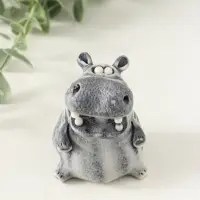 Сувенир "Бегемот сидит" 7 см