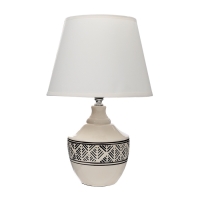 Настольная лампа с абажуром RISALUX &laquo;Аллоро&raquo;, Е14, 40 Вт, 22&times;22&times;35 см