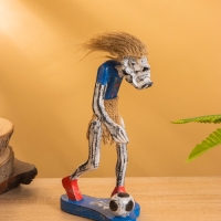 Сувенир &laquo;Абориген футболист&raquo;, 7&times;12&times;21 +/- см, дерево