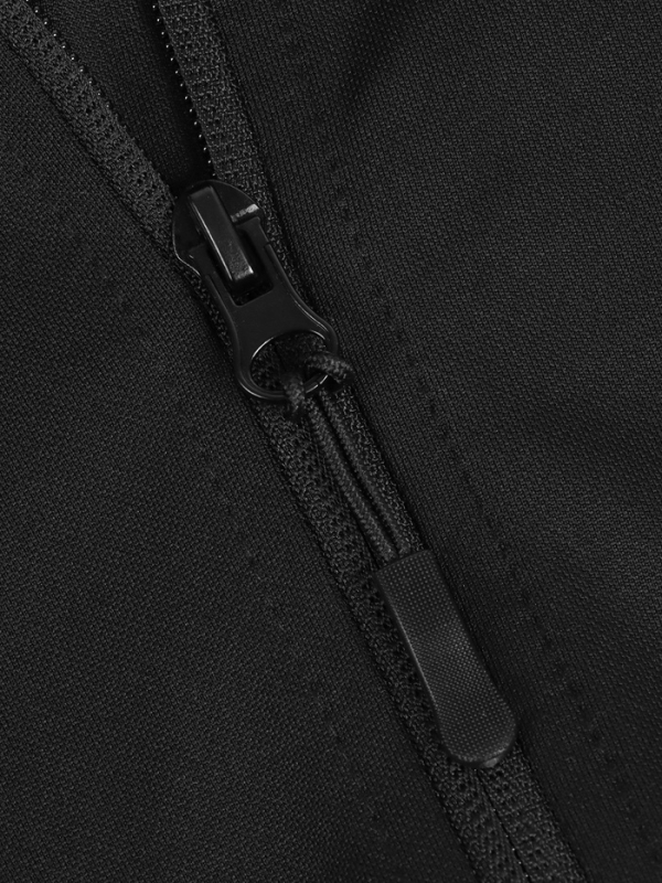 Лонгслив мужской Resport, на молнии, р. 52, цвет чёрный, базовый, с длинным рукавом