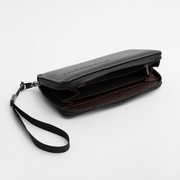 Портмоне с молнией &laquo;President&raquo;, 19 x 9,5 x 1,5 см