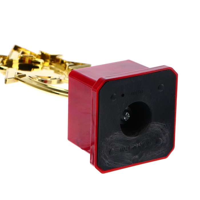 Наградная фигура &laquo;Звезда&raquo; A, подставка пластик красная, 24,5 х 14 х 7,5 см.