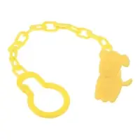 Держатель для соски - пустышки, на цепочке, цвет МИКС