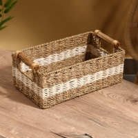 Корзина плетеная 36x21x15 см, сиграсс