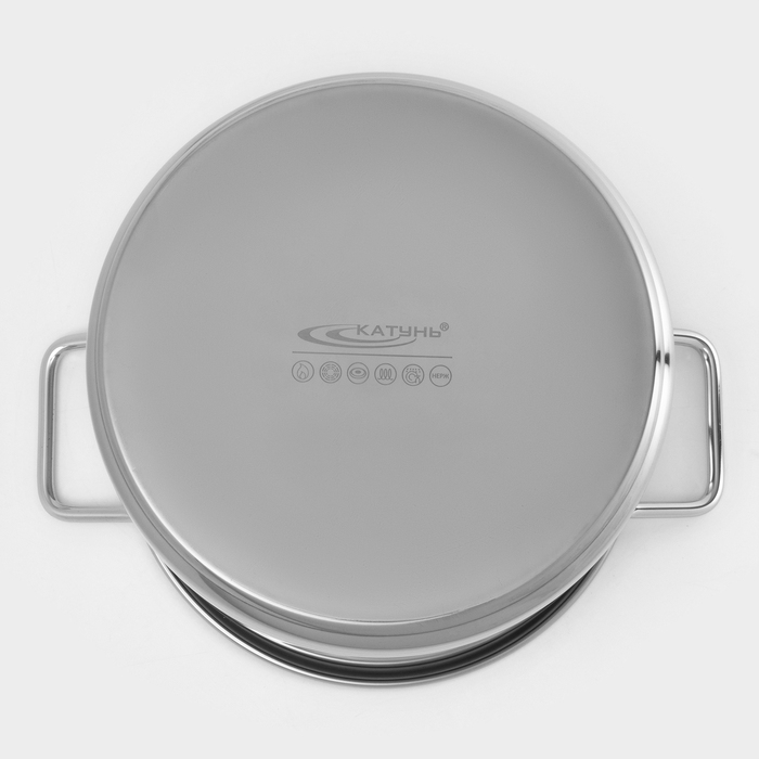 Кастрюля &laquo;Общепит&raquo;, 15 л, d=30 см, h=25 см, капсульное дно, индукция