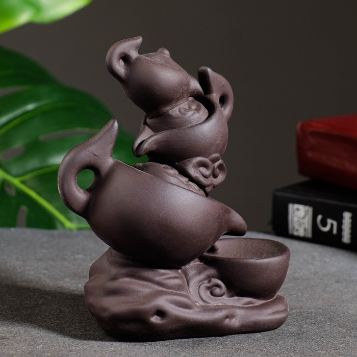 Подставка для благовоний "Чайники" 14&times;11 см