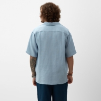 Рубашка мужская с коротким рукавом MIST р.54, голубой