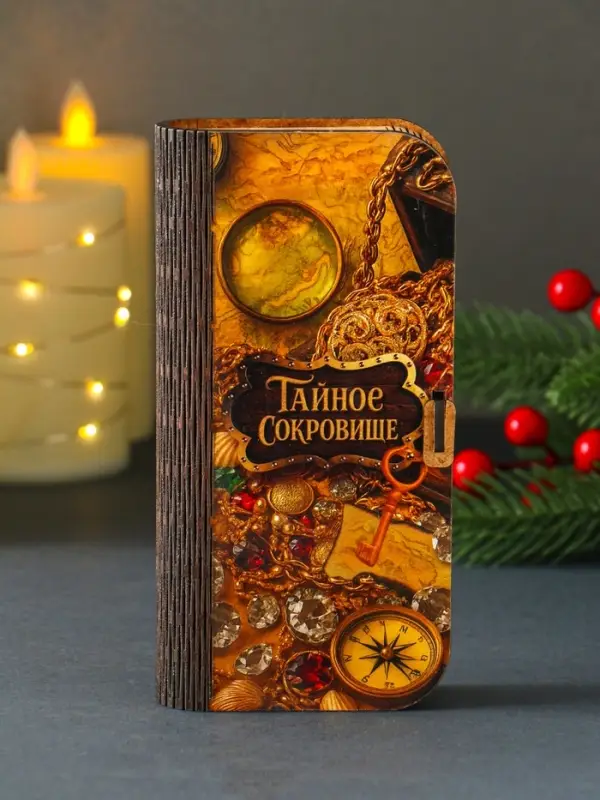 Купюрница "Тайное сокровище" 17х8,5 см