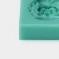 Молд для заливки &laquo;Гавайский ананас&raquo;, силикон, 7.5&times;6 см, зелёная