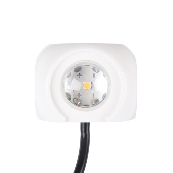 Светильник фасадный &laquo;Кубик&raquo;, FSD-013, 2 Вт, 3000К, 1 луч, IP65, 220 В, металл, белый