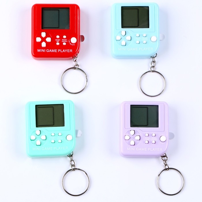 Электронная игра на брелоке, цвета МИКС