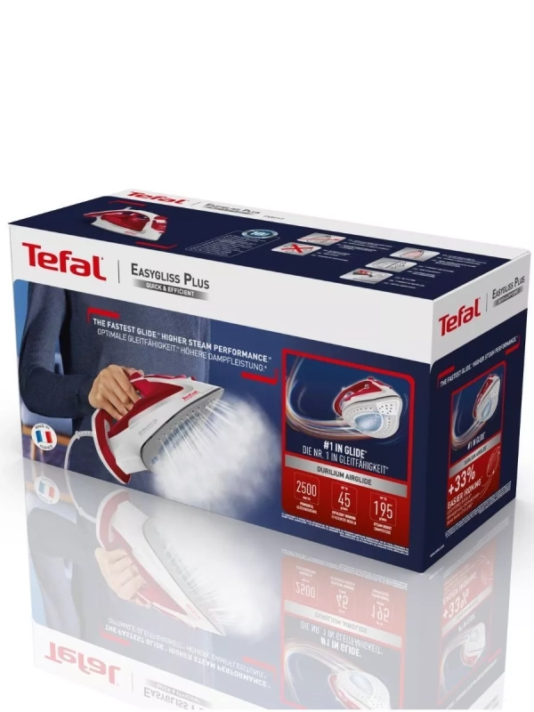 Утюг Easygliss Plus FV5717E0, с защитой от накипи, 2500 Вт