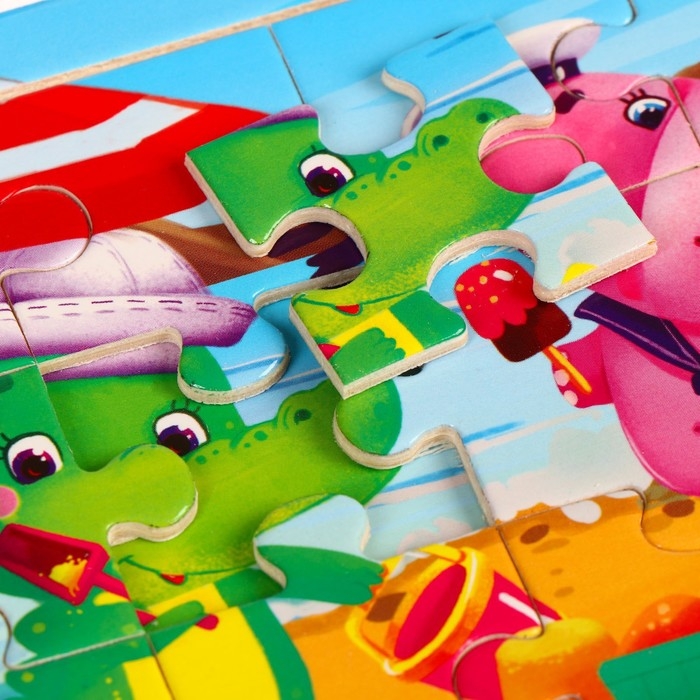 Пазлы &laquo;Отличный отдых&raquo;, 12 элементов, 15&times;11 см