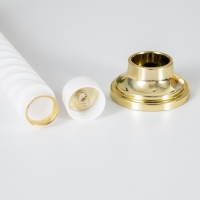 Набор светодиодных свечей, ночники LED RISALUX &laquo;Спираль&raquo;, 2 шт., от батареек 2&times;ААА, 4.5&times;4.5&times;22 см