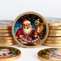 Шоколадная медаль "Русская тройка", МИКС, 24 г