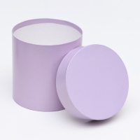 Набор круглых коробок 5в1 Сирень перламутровая", 20 &times; 20 ‒15 &times; 15 см