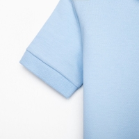 Футболка детская поло MINAKU: Basic line цвет голубой, рост 116