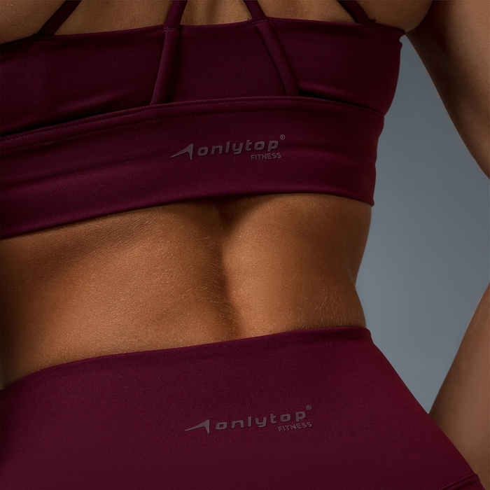 Топ спортивный Sculpt, р-р L, цвет сливовый Топ спортивный Sculpt, р-р L, цвет сливовый