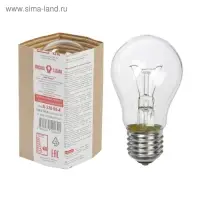 Лампа накаливания &laquo;Лисма&raquo;, Б, E27, 95 Вт, 220 В