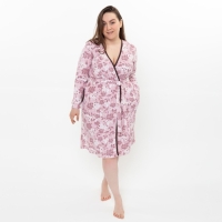 Халат женский, цвет пудровый, размер 50 Халат женский, цвет пудровый, размер 50