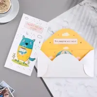 Конверт для денег "Радуйся простым вещам" 17,1х8 см