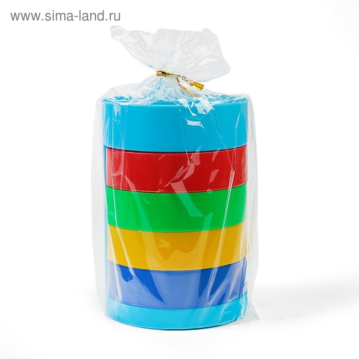 Подставка для пишущих принадлежностей с выдвижными отделениями, 9 х 9 х 13 см, МИКС