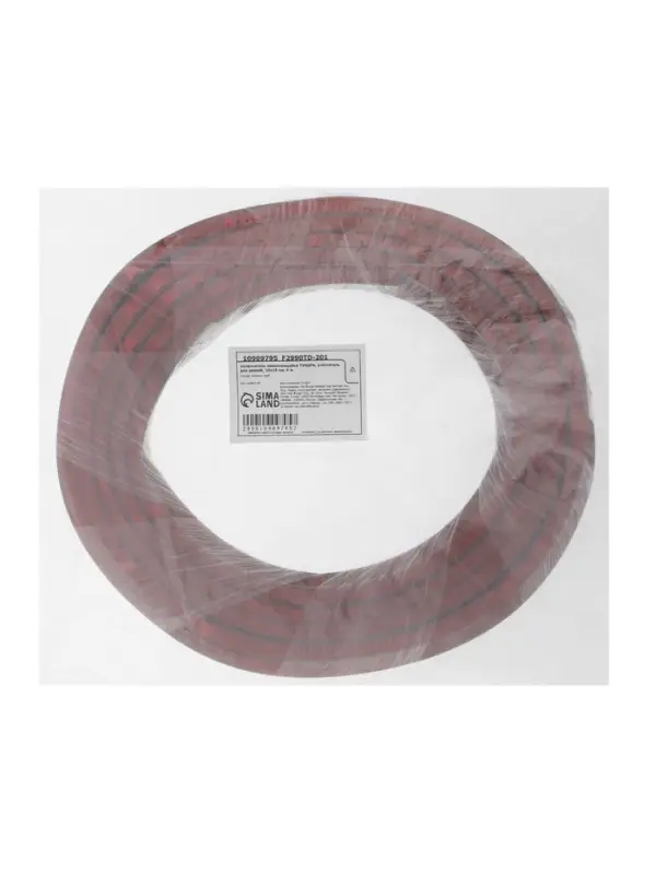 Уплотнитель самоклеящийся ТУНДРА, утеплитель для дверей, 10х15 мм, 6 м.