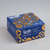 Гирлянда &laquo;Нить&raquo; 10 м роса, IP44, медная нить, 100 LED, свечение синее, мерцание, 220 В