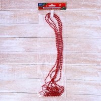 Бусы на ёлку 2,7 м d-5 мм "Шарики" микс