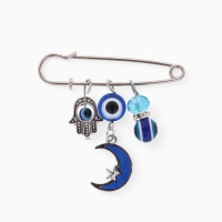 Булавка-оберег «Для внутренней гармонии», 5см, цвет синий в серебре Булавка-оберег «Для внутренней гармонии», 5см, цвет синий в серебре