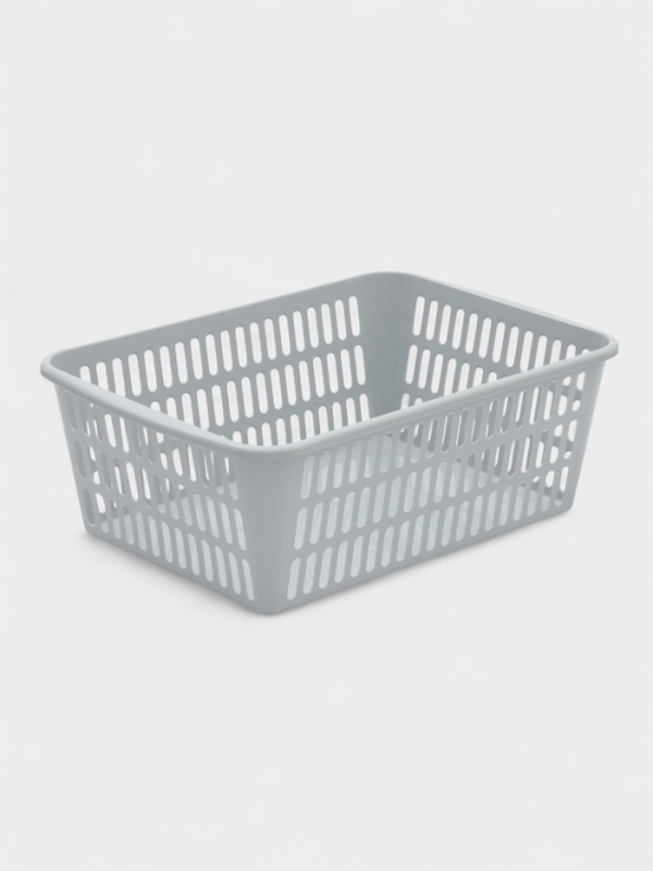 Корзина для хранения Полимербыт, пластик, 36×25×12.5 см, МИКС Корзина для хранения Полимербыт, пластик, 36×25×12.5 см, МИКС