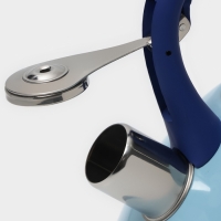 Чайник со свистком из нержавеющей стали Доляна &laquo;Свиристель&raquo;, 3 л, цвет голубой