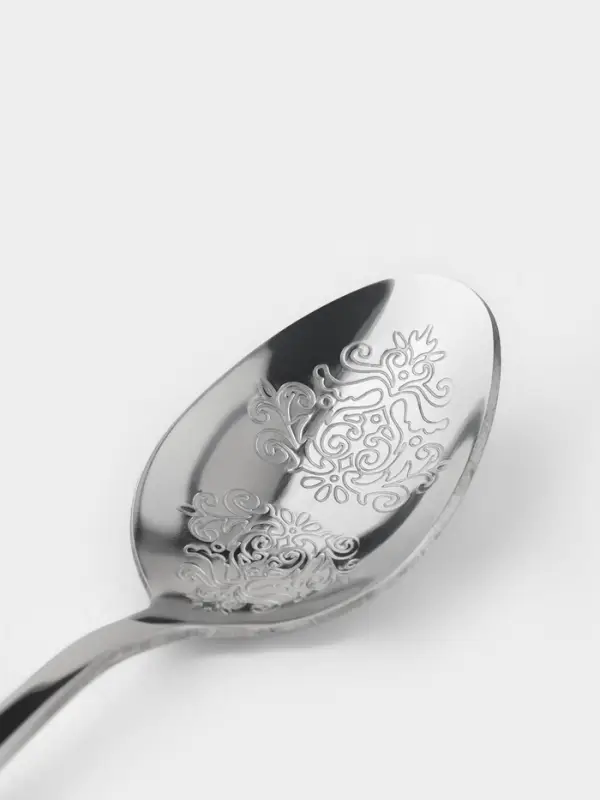 Набор ложек чайных 6 шт "Эмили" 13,2 см, цвет серебро