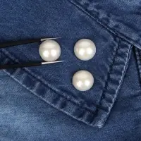 Стразы термоклеевые &laquo;Жемчуг&raquo;, d=12 мм, 20 шт.