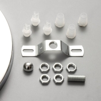 Основание для светильника "Круг-3" хром 23,5х23,5х2см