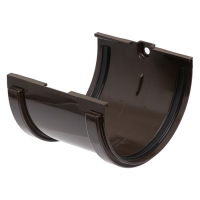 Соединитель желобов Döcke STANDARD, Коричневый, 120мм. Соединитель желобов Döcke STANDARD, Коричневый, 120мм.